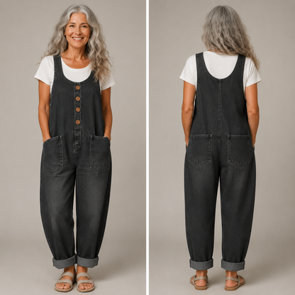 Lova Denim Jumpsuit - tekent niet af